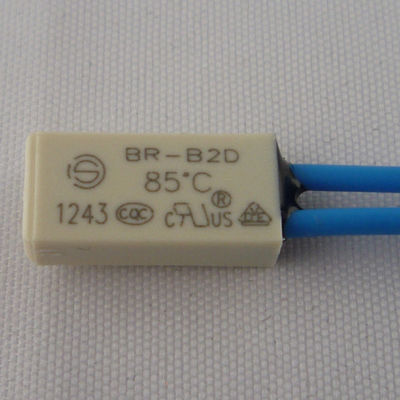 China Bimetal Thermostat AC Thermal Protector With Lead Wire UL3266 UL VDE CE KC CQC Approved supplier