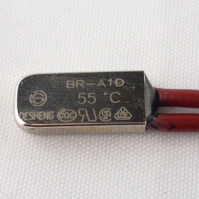 China BR-A1D 90℃ 55℃ 250V 5A Thermal Protector with Epoxy resin Seal 6,000 cycles life supplier