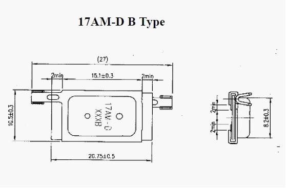17AM-D+PTC 250V 8A 125V 10A Motor Thermal protector 50-170℃ UL KC VDE APPROVED