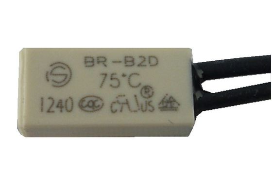 China BR-B2D AC Thermal Protector For Automotive Heating Pad , Bimetallic Disc Thermostats supplier